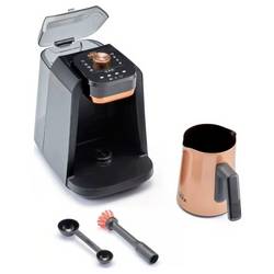 arzum ESPRESSOKANNE mit MILCHAUFSCHÄUMER und WASSERTANK kávovar bronzová s tryskou pro napěnění mléka