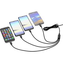 Smrter Nabíjecí kabel USB USB-A zástrčka, USB-C ® zástrčka, USB-C ® zástrčka, Apple Lightning konektor, USB Micro-B zástrčka 1.20 m černá SMRTER_ELITE_C_BK