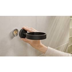tesa MOON BLACK souprava kartáč na WC lepidlo kov