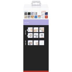 tesa MOON BLACK souprava kartáč na WC lepidlo kov