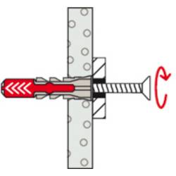 Fischer 538255 DUOPOWER 6x50 S LD 2komponentní hmoždinka 50 mm 6 mm 50 ks