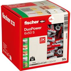 Fischer 538255 DUOPOWER 6x50 S LD 2komponentní hmoždinka 50 mm 6 mm 50 ks