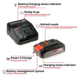 Einhell 4512097-Aktion PXC Starter Kit 18V 2,5Ah Power X-Change akumulátor do nářadí a nabíječka 18 V 2.5 Ah Li-Ion
