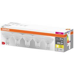 OSRAM HOMELIGHTING 4058075466579 LED Energetická třída (EEK2021) G (A - G) GU10 žárovka 4.3 W = 30 W teplá bílá (Ø x d) 51 mm x 55 mm 5 ks