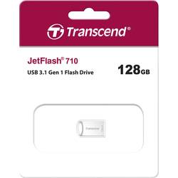 Transcend JetFlash® 710S USB flash disk 128 GB stříbrná TS128GJF710S USB 3.2 (Gen 1x1)
