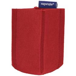 magnetoplan magnetický držák na tužku magnetoTray SMALL (š x v x h) 60 x 100 x 60 mm červená 1227606