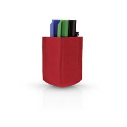 magnetoplan magnetický držák na tužku magnetoTray SMALL (š x v x h) 60 x 100 x 60 mm červená 1227606