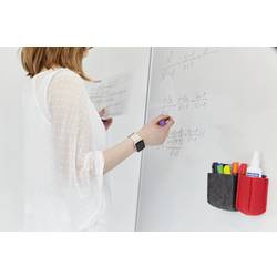 magnetoplan magnetický držák na tužku magnetoTray SMALL (š x v x h) 60 x 100 x 60 mm červená 1227606