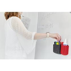 magnetoplan magnetický držák na tužku magnetoTray SMALL (š x v x h) 60 x 100 x 60 mm červená 1227606