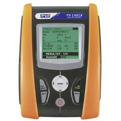 HT Instruments PV-CHECKs instalační tester, Norma VDE 0126, 1009501, EN a DE menu