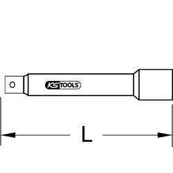 KS Tools 964.1244 9641244 prodlužovací nástavec pro nástrčné klíče Pohon (šroubovák) 1/2 100 mm 1 ks
