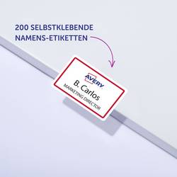 Avery-Zweckform L4786-20 štítek se jménem Kennzeichnungsetiketten (š x v) 85 mm x 50 mm 200 ks