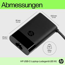 HP USB-C 65W Laptop Charger napájecí adaptér k notebooku 65 W 5 V, 9 V, 12 V, 15 V, 20 V