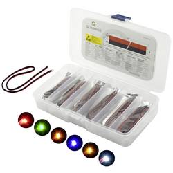 Quadrios sada LED červená, zelená, žlutá, modrá, bílá, jantarová 120 ° 20 mA 3.0 V