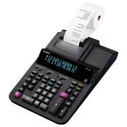 Casio CASIO - Tischrechner druckend schwarz stolní kalkulačka s tiskárnou, displej (počet míst) 12, černá