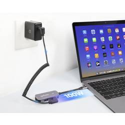Manhattan USB-C® dokovací stanice USB-C auf HDMI 3-in-1 Docking-Konverter Vhodné pro značky (dokovací stanice pro notebook): univerzální napájení USB-C®