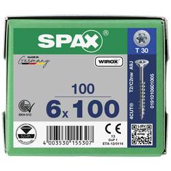 SPAX 0191010601005 R 88091 Senkkopf/T-STAR TG šroub se zápustnou hlavou 6 mm 100 mm T-STAR plus ocel WIROX 100 ks