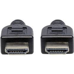 Manhattan HDMI kabel Zástrčka HDMI-A, Zástrčka HDMI-A 10.00 m černá 353977 4K UHD, UL certifikace HDMI kabel