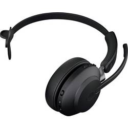 Jabra Evolve2 65 monaural Headset otevřená (On Ear) Bluetooth® mono černá regulace hlasitosti, Indikátor nabití, Vypnutí zvuku mikrofonu telefon