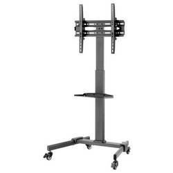 Reflecta TV Stand 55P-4040T schwarz TV kolečkový vozík 81,3 cm (32) - 139,7 cm (55) nastavitelná výška, naklápěcí, stojan polička na zařízení