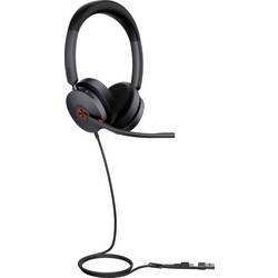 Yealink UH48 SE Dual Teams USB-C Headset otevřená (On Ear) kabelová stereo černá Potlačení hluku Tlačítko Microsoft Teams telefon