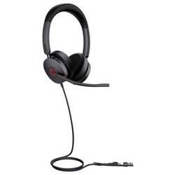 Yealink UH48 SE Dual Teams USB-C Headset otevřená (On Ear) kabelová stereo černá Potlačení hluku Tlačítko Microsoft Teams telefon
