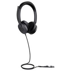 Yealink UH48 SE Dual Teams USB-C Headset otevřená (On Ear) kabelová stereo černá Potlačení hluku Tlačítko Microsoft Teams telefon