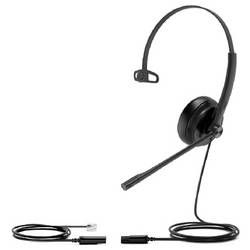 Yealink YHS34 Mono Headset otevřená (On Ear) kabelová mono černá Potlačení hluku, Redukce šumu mikrofonu headset, Funkce ochrany sluchu, monofonní, čelový