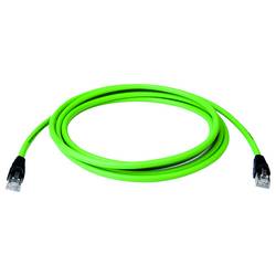 Telegärtner 100017358 RJ45 síťové kabely, propojovací kabely CAT 5 SF/UTP 25 m zelená S průchodkou chránící proti zlomení 1 ks