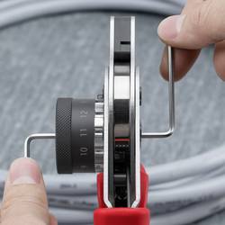 Knipex 97 52 63 A krimpovací kleště kroucené kontakty, 0.08 do 2.5 mm², vč. plastového kufříku, Nářadí Knipex, v pěnové vložce, nastavení stisknutím tlačítka