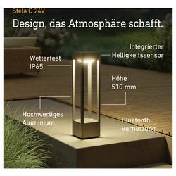 Steinel LED AUSSENLEUCHTE STELA C 24V 510 092405 venkovní stojací LED lampa 9.2 W Barvy světla (LED svítidlo): vícebarevný