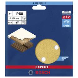 Bosch Accessories EXPERT C470 2608900814 brusné papíry pro excentrické brusky s otvory Zrnitost 60 (Ø) 150 mm 5 ks