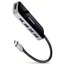 AXAGON HMC-6H4A USB Hub 5 portů HDMI™, USB-C® (s napájením), USB 3.0 USB 3.0, USB 3.2 Gen1, HDMI 1.4 5 GBit/s