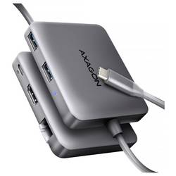 AXAGON HMC-5HL USB Hub 5 portů HDMI™, RJ45 5 GBit/s