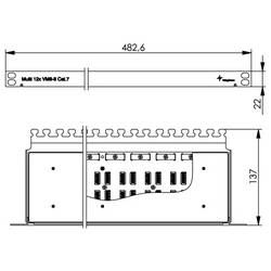 Telegärtner 100023276 100023276 Propojovací modul šedá