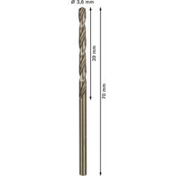 Bosch Accessories 2608588090 kovový spirálový vrták 3.6 mm 10 ks