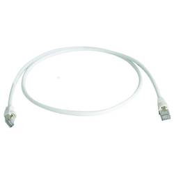 Telegärtner 100008658 RJ45 síťové kabely, propojovací kabely CAT 6A S/FTP 5.00 m bílá dvoužilový stíněný, s ochranou, samozhášecí 1 ks
