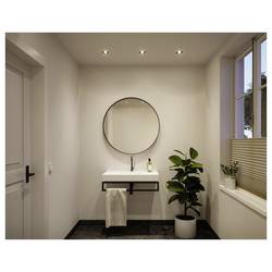 Paulmann 92418 Nova LED vestavné svítidlo, LED modul, GU10, 4.9 W, černá (matná)