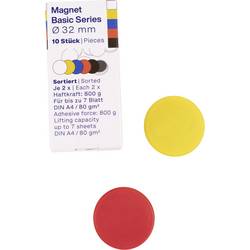 magnetoplan magnet Basic Serie (Ø) 24 mm kulatý 10 ks 1862410