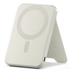 Satechi OntheGo Magnetic Qi2 powerbanka 5000 mAh, Qi 2, MagSafe, písková