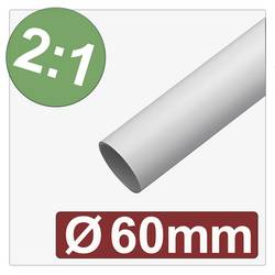 Quadrios 25CA598 smršťovací bužírka bez lepidla bílá 60 mm 30 mm Poměr smrštění:2:1 metrové zboží