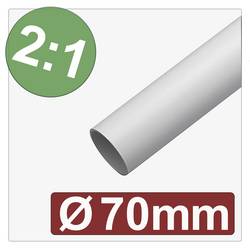 Quadrios 25CA599 smršťovací bužírka bez lepidla bílá 70 mm 35 mm Poměr smrštění:2:1 metrové zboží