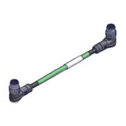 Molex upravený zástrčkový konektor pro senzory - aktory, 1201088549, 2.0 m, 1 ks