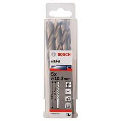 Bosch Accessories 2608585524 HSS kovový spirálový vrták 10.3 mm Celková délka 133 mm broušený DIN 338 válcová stopka 5 ks