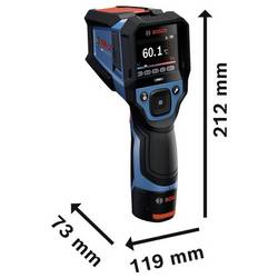 Bosch Professional GIS12V-800-16 infračervený teploměr, typ senzoru K, bezdotykové IR měření