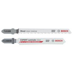 Bosch Accessories 2608665463 Sada nožových pilových listů T101BR a EXPERT Laminate clean T128BHM, 26 ks 1 ks