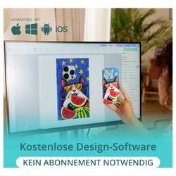 Loklik Phone Case Heat Press termotransférový lis pro potisk látky bílá