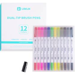Loklik Dual Tip Brush Pens Tužka