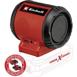 Einhell Power X-Change TC-SR 18 Li BT - Solo Bluetooth® reproduktor AUX, USB červená