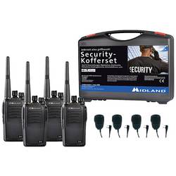 Midland G15 Pro NC PMR 4er Security inkl. MA 25-M C1127.S3 PMR radiostanice sada 4 ks